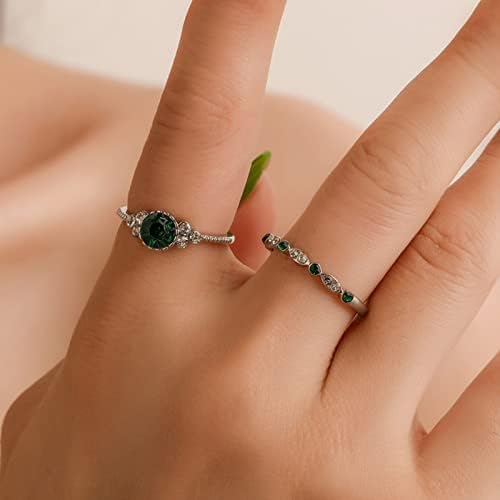 Kecses Lánc, Gyűrű Női Eljegyzési 2 Darab Egységes ajándékcsomagok Javaslat Gyűrű Ezüst Menyasszonyt Gyűrű