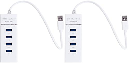 Tofficu USB-Kábel, USB-Kábel, USB-Kábel, USB-Töltés Hub 2 db 4 Port USB HUB 2.0 Elosztó Adapter Multi