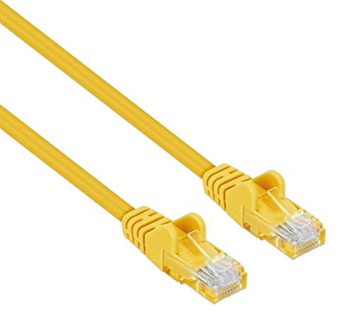 Intellinet Slim Cat6 Ethernet Hálózati Kábellel – 10G Internet Kábel Snagless Boot,RJ45 Férfi RJ45 Férfi,