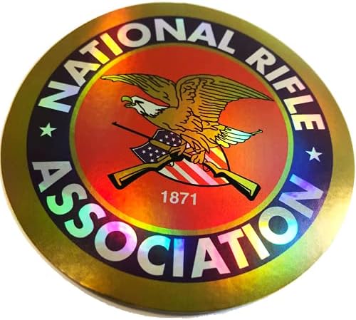 Fényvisszaverő National Rifle Association NRA Matrica Laptop Lökhárító Második Módosítás Matrica