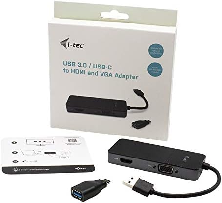 I-TEC USB-C/3.0 HDMI/VGA Alkalmazkodni I-TEC Videó Adapter HDMI vagy VGA