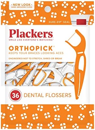 Plackers Orthopick Flossers 36 gróf (Csomag 3)