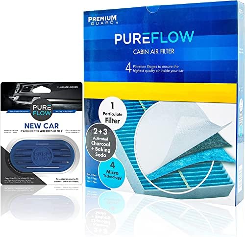 Pureflow Kabin Levegő Szűrő PC99238X Új Autó Kabin Szűrő Légfrissítő a Odor Eliminator, Illik 2017-22