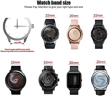 Haiqings óraszíj 22mm 20mm Műanyag óraszíj 22mm gyorskioldó Watchband 18mm 20mm (Szín : Rózsaszín Méret