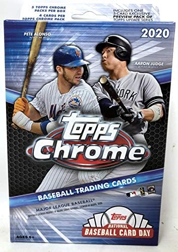 Topps 2020 Chrome Baseball, MLB Fogas Pack Doboz