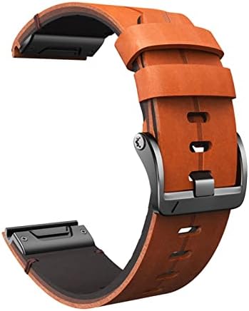 KFAA 26 22MM Hivatalos Valódi Bőr Watchband a Garmin Fenix 6X 6 Pro 5X 5Plus 935 Tactix Delta gyorskioldó