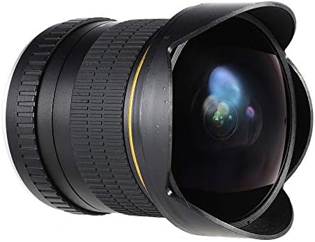 JINTU 8 mm-es HD Széles Angyal Halszem Objektív Kompatibilis Canon EF-Hegy TÜKÖRREFLEXES DSLR Kamerák