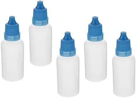 Bettomshin 50Pcs 20ml PE Műanyag Összeszorítható Szem Folyékony Cseppentő Üveg, Vékony Szája Labor Reagens