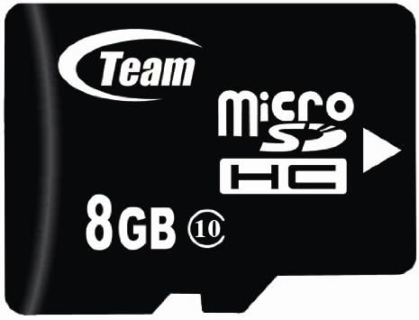 8 gb-os MicroSDHC Class 10 Csapat Nagy Sebesség 20 MB/Mp Memória Kártya. Villámgyors Kártya HTC ARIA VÁGY,