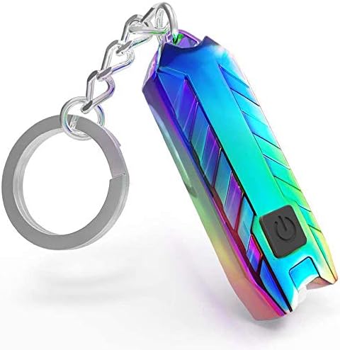 Mini Zseblámpa Kulcstartó Micro USB Újratölthető Apró Zseblámpa,150 Lumen USB Újratölthető Kis Zseb elemlámpa,