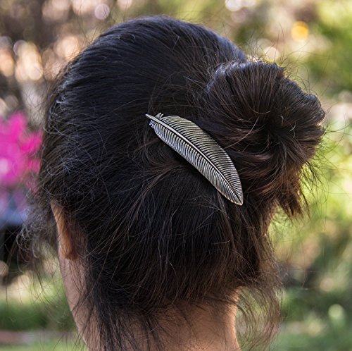 Toll hajcsat, Kézzel Készített Fém Hajcsat Készült az USA-ban egy Közepes 70mm Klip Oberon Design