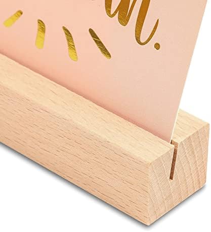 20 Csomag Napi Motivációs Idézetek Asztal Fából készült Állvány Fülkében Dekoráció, Inspiráló Asztalát,