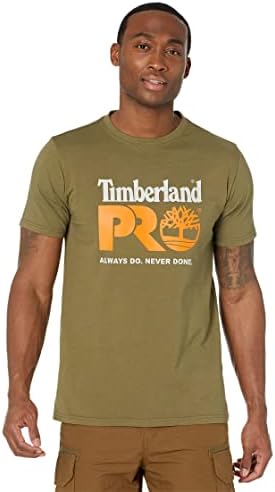 Timberland PRO Férfi Pamut Alapvető Mellkasi Logó Rövid Ujjú T-Shirt